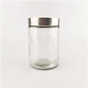 Grote glazen zoete pot